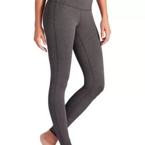 Athleta Herringbone Chaturanga Tight, Black/Grey